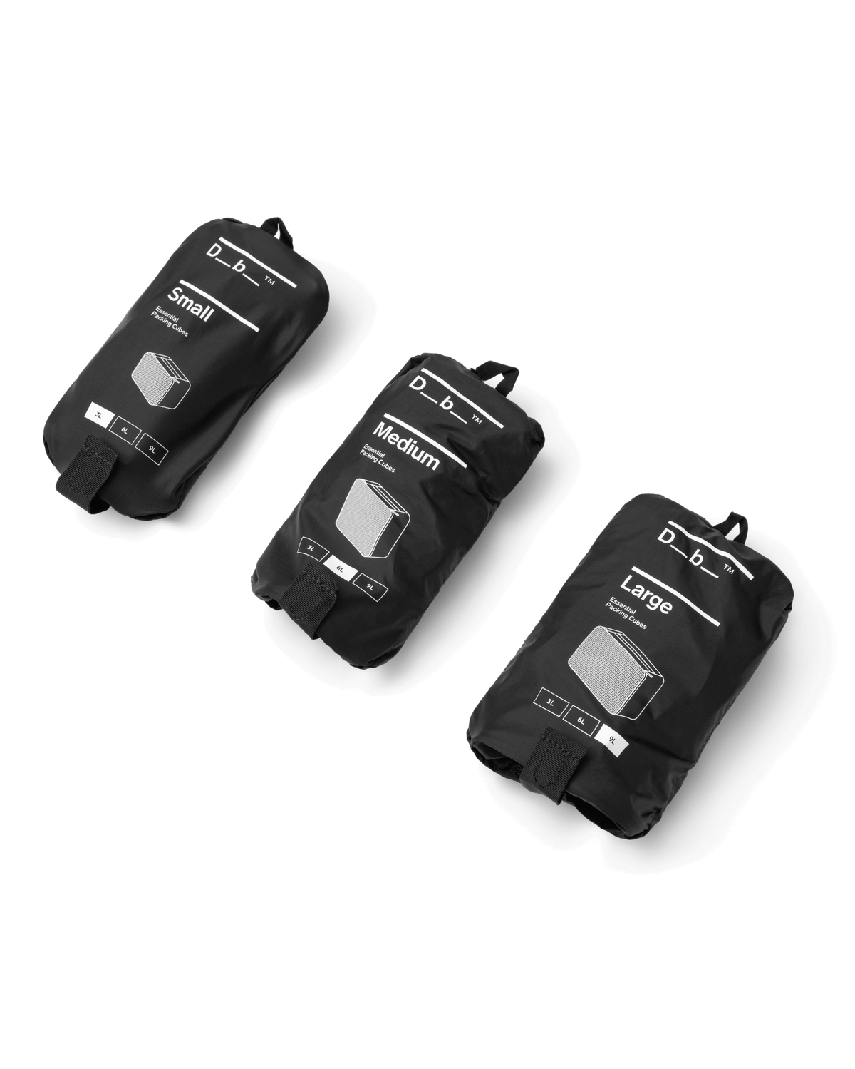 Essential Packing Cube L Black Out