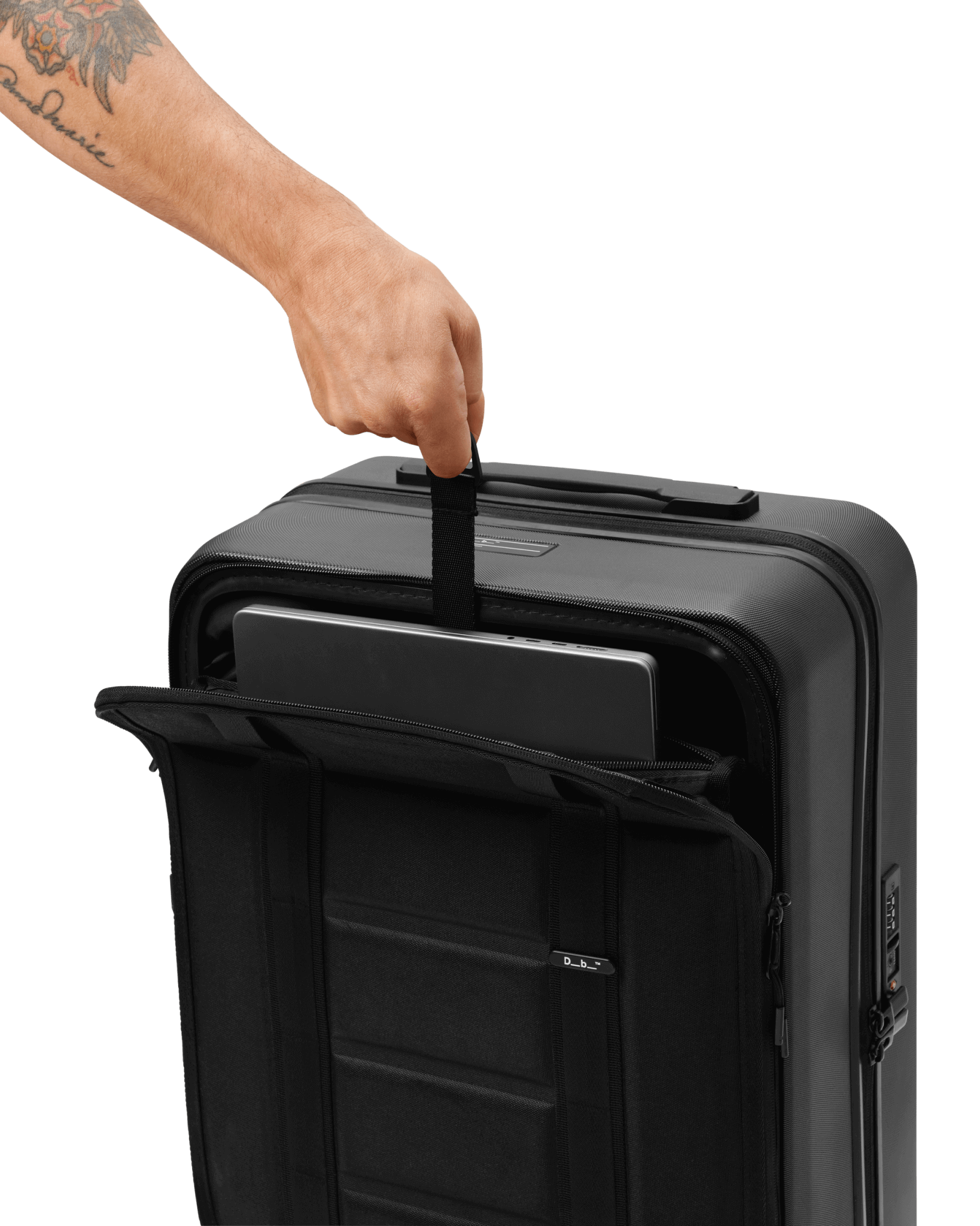 Ramverk Front-access Carry-on Black Out